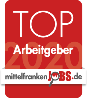 Siegel MittelfrankenJobs Top-Arbeitgeber 2020