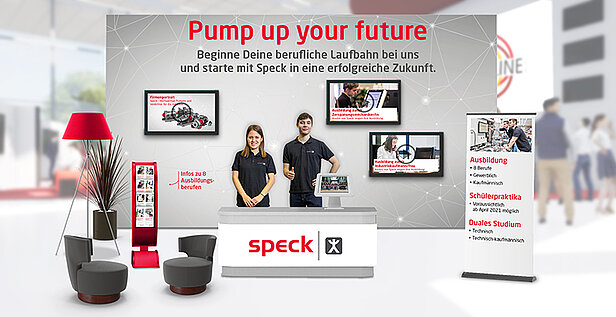 ZAM-Online 2021 - Messestand von Speck